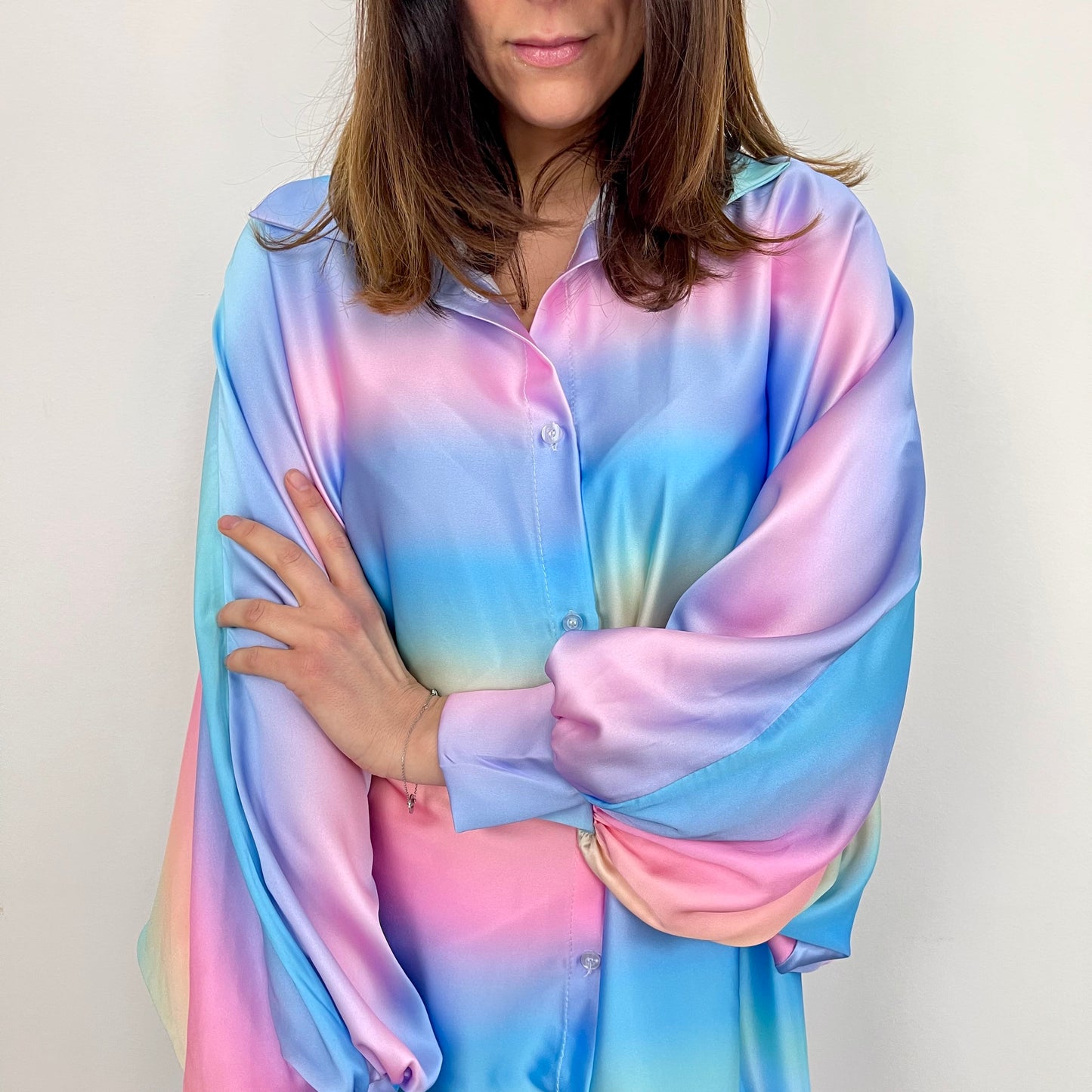 Maxi camicia rainbow Penelope Milano