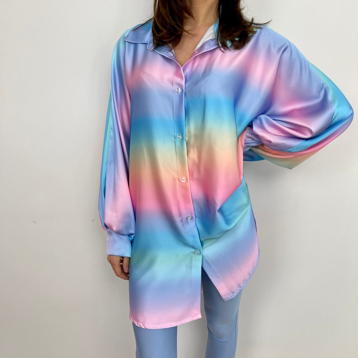 Maxi camicia rainbow Penelope Milano
