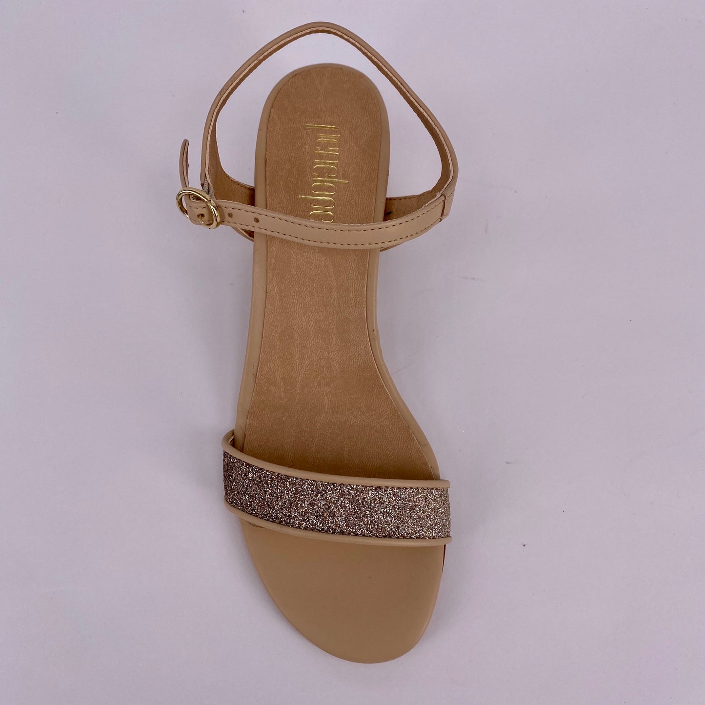Sandalo cappuccino tacco 4 cm Penelope Milano