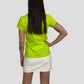 T-shirt mirror giallo lime