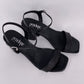 Sandalo tacco 8 cm nero Penelope Milano
