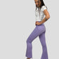 Pantaloni lilla con spacchi